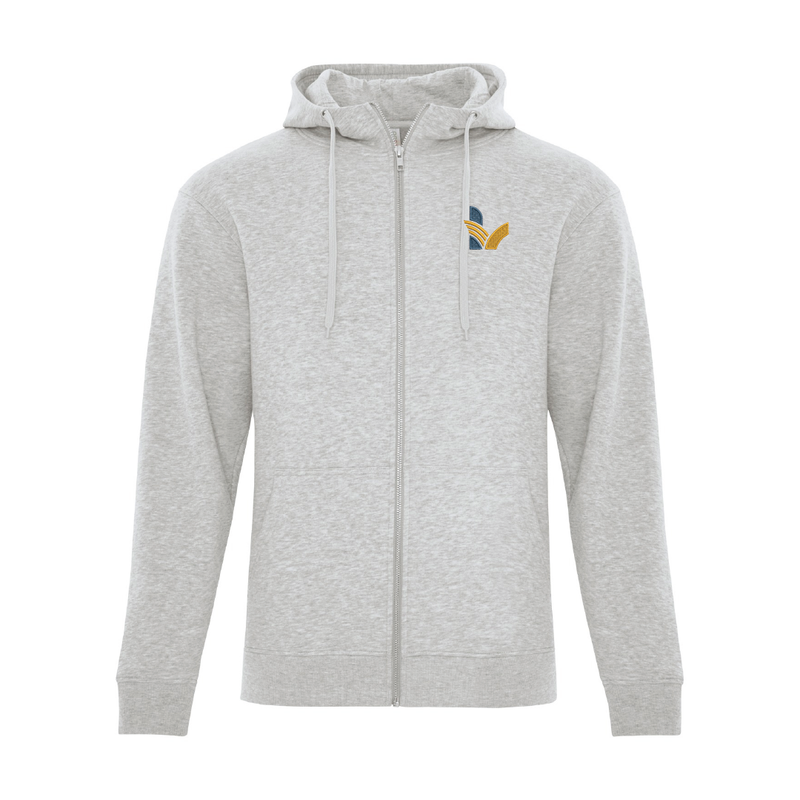 LV - Embroidered Full Zip Hoodie
