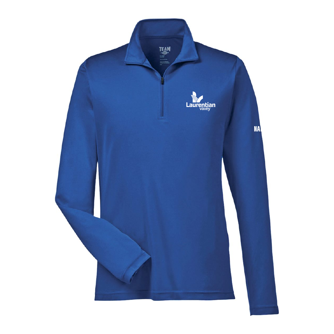 LV - Embroidered Adult Performance 1/4 Zip Pullover