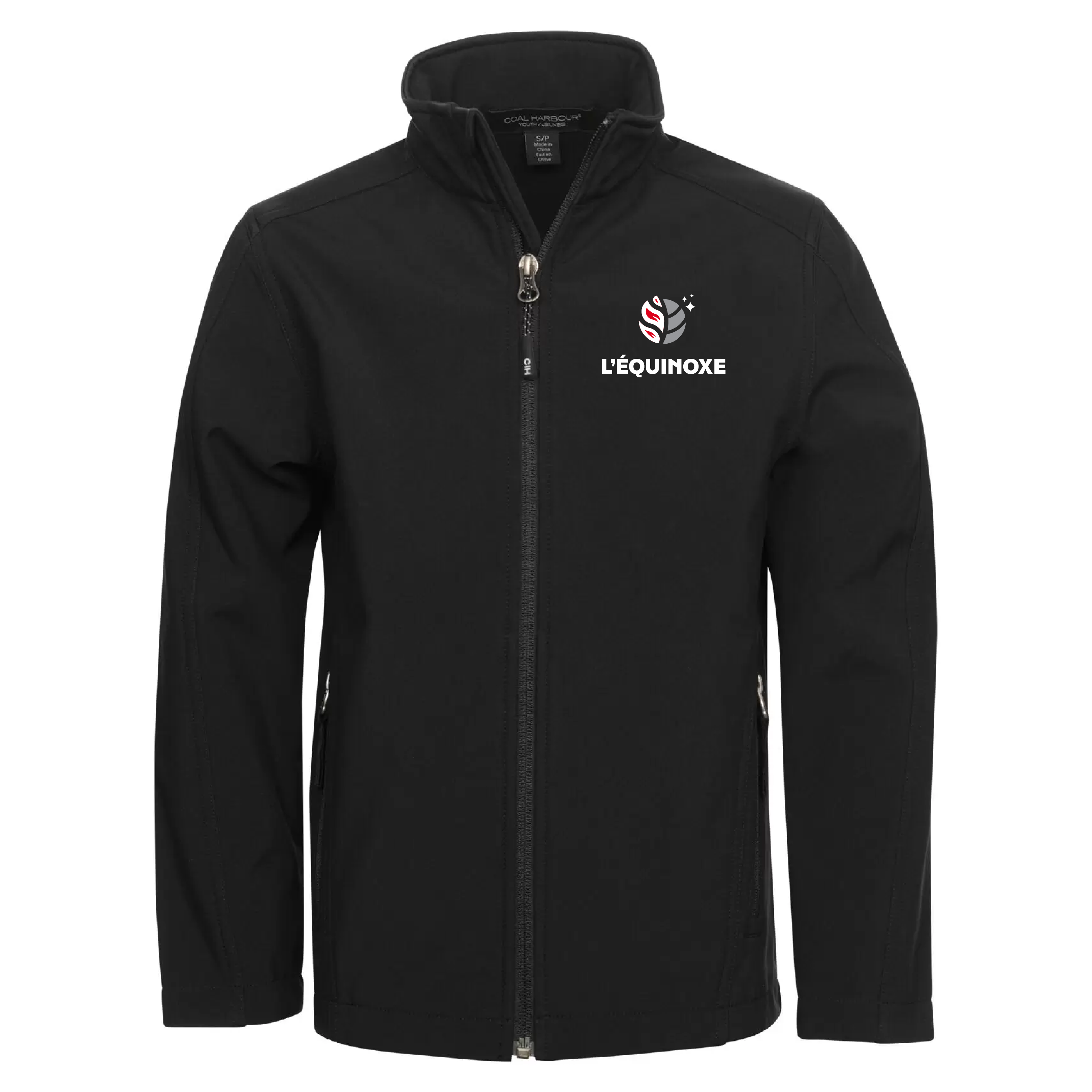 L'Équinoxe - Veste softshell brodée jeunesse 