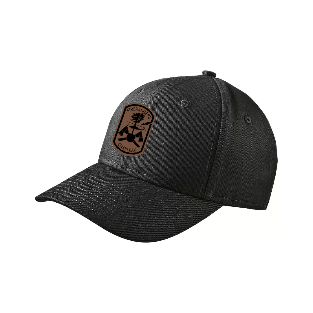 Écusson Ranger en cuir sur la casquette structurée réglable