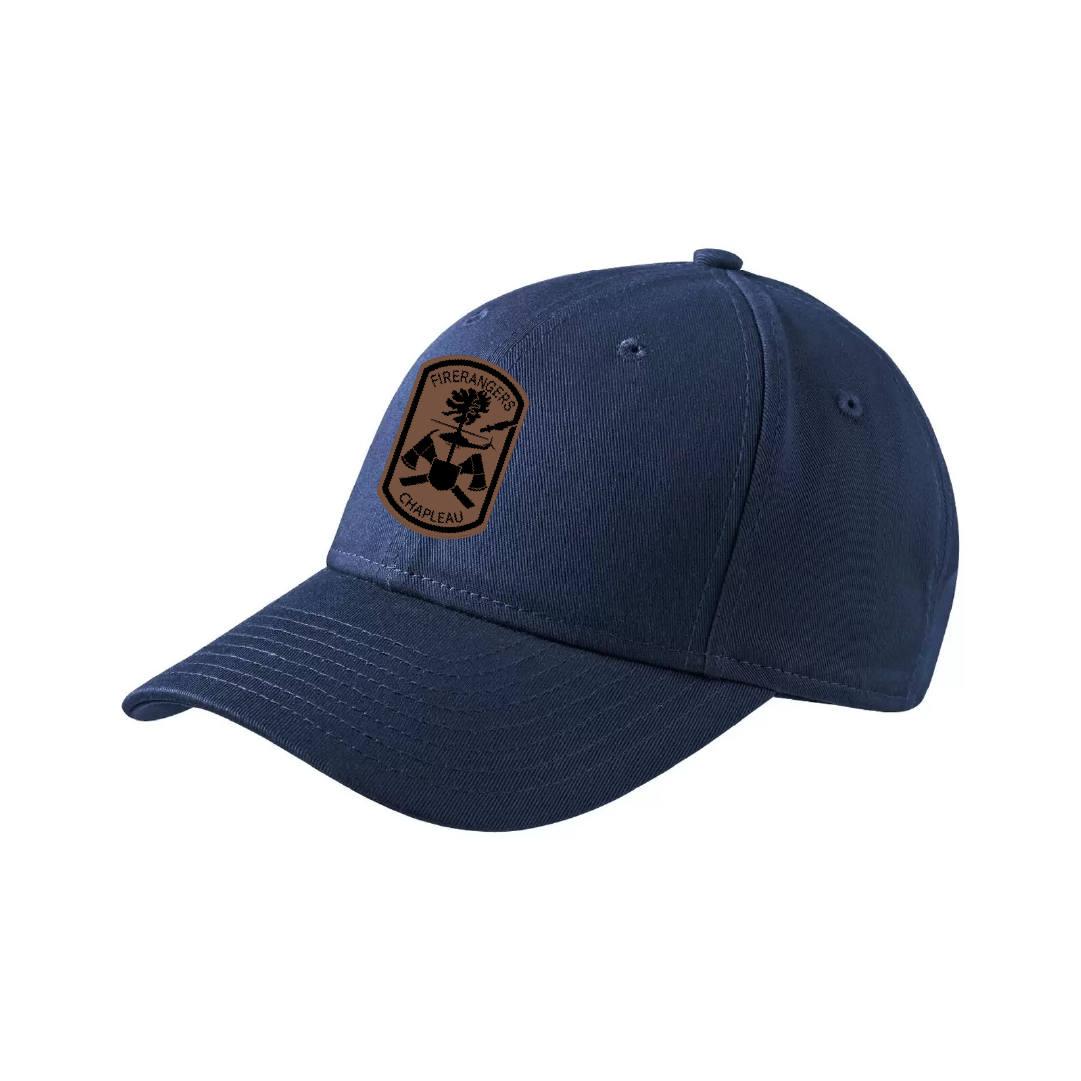 Écusson Ranger en cuir sur la casquette structurée réglable