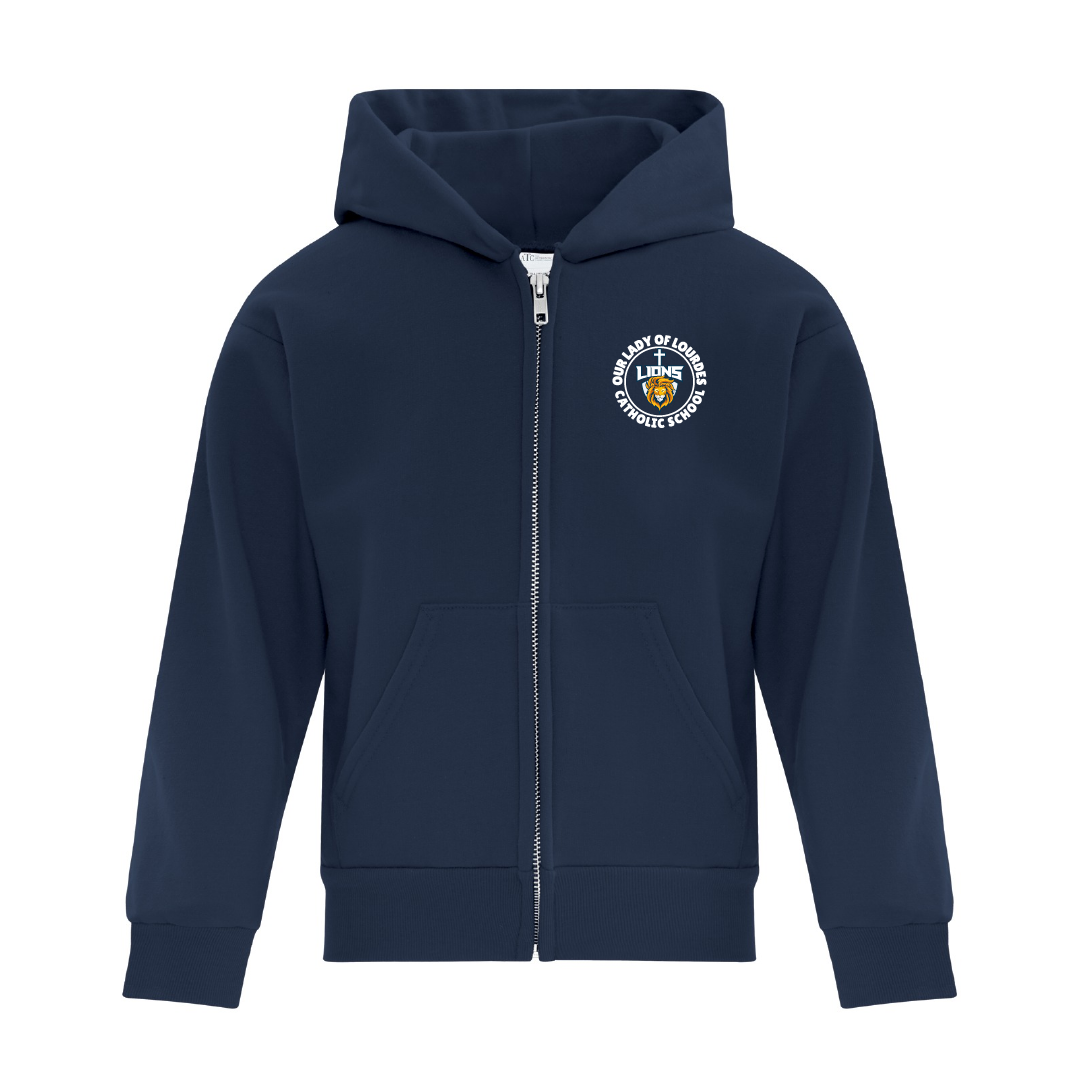 Pull à capuche zippé en polaire ATC Everyday - ATCF2600