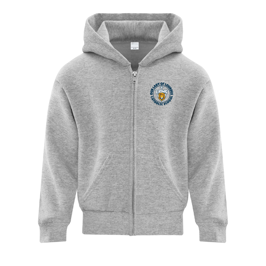 Pull à capuche zippé en polaire ATC Everyday - ATCF2600