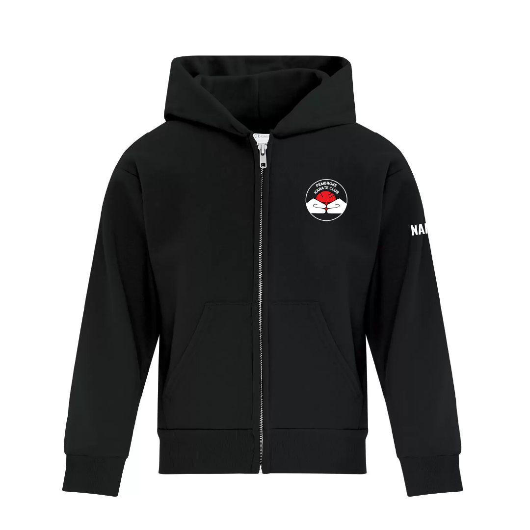 PKC - Printed Zip-Up Youth Hoodie