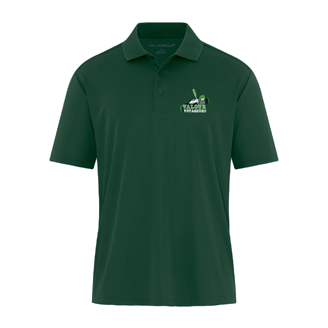 VALOUR - Men's Embroidered Polo - Valour Voyageurs