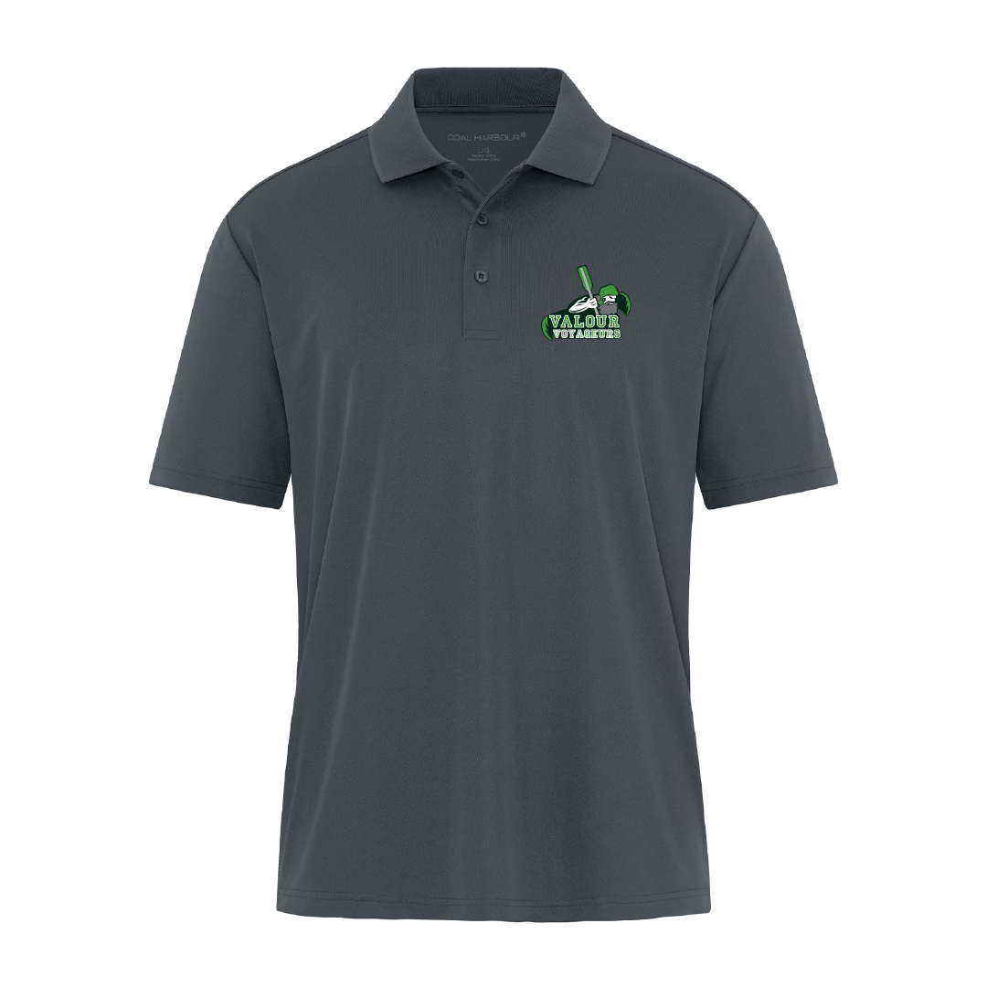 VALOUR - Men's Embroidered Polo - Valour Voyageurs