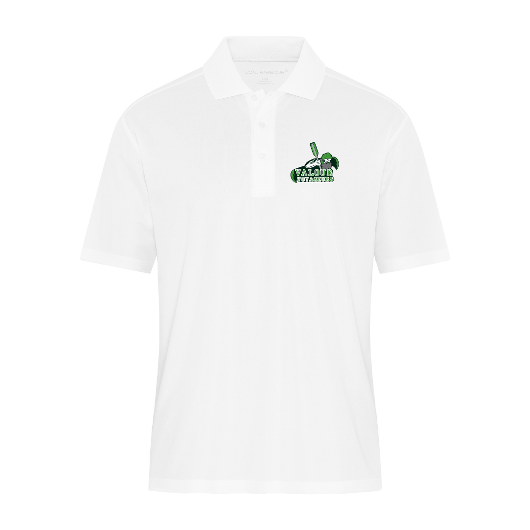 VALOUR - Men's Embroidered Polo - Valour Voyageurs