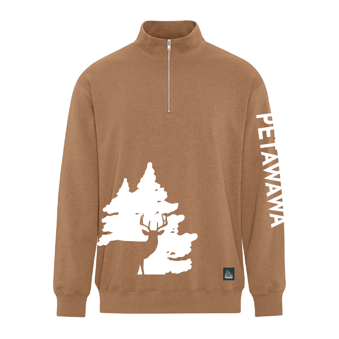 TOP - Staff Unisex Printed 1/4 Zip Sweatshirt