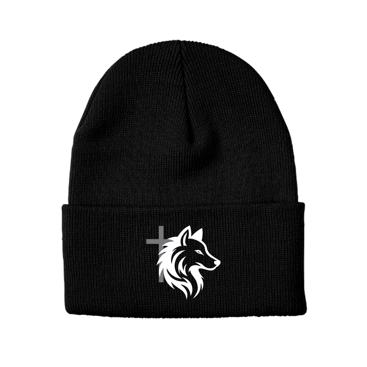 SFA embroidered cuff toque, black, logo icon