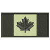 Black and Tan Canadian Flag Patch Preview