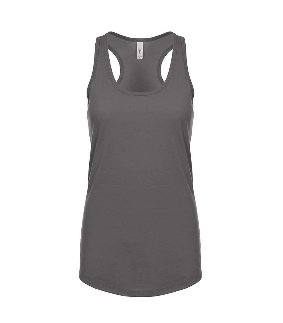 1533 Next Level The Ideal Racerback Tank Medium Army-Cardinal at   Women's Clothing store
